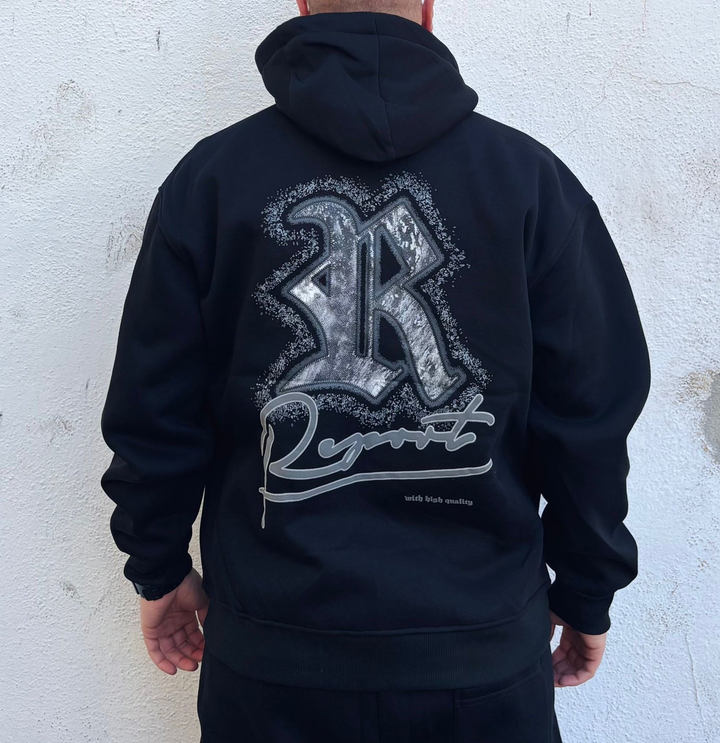 Tuta con zip black