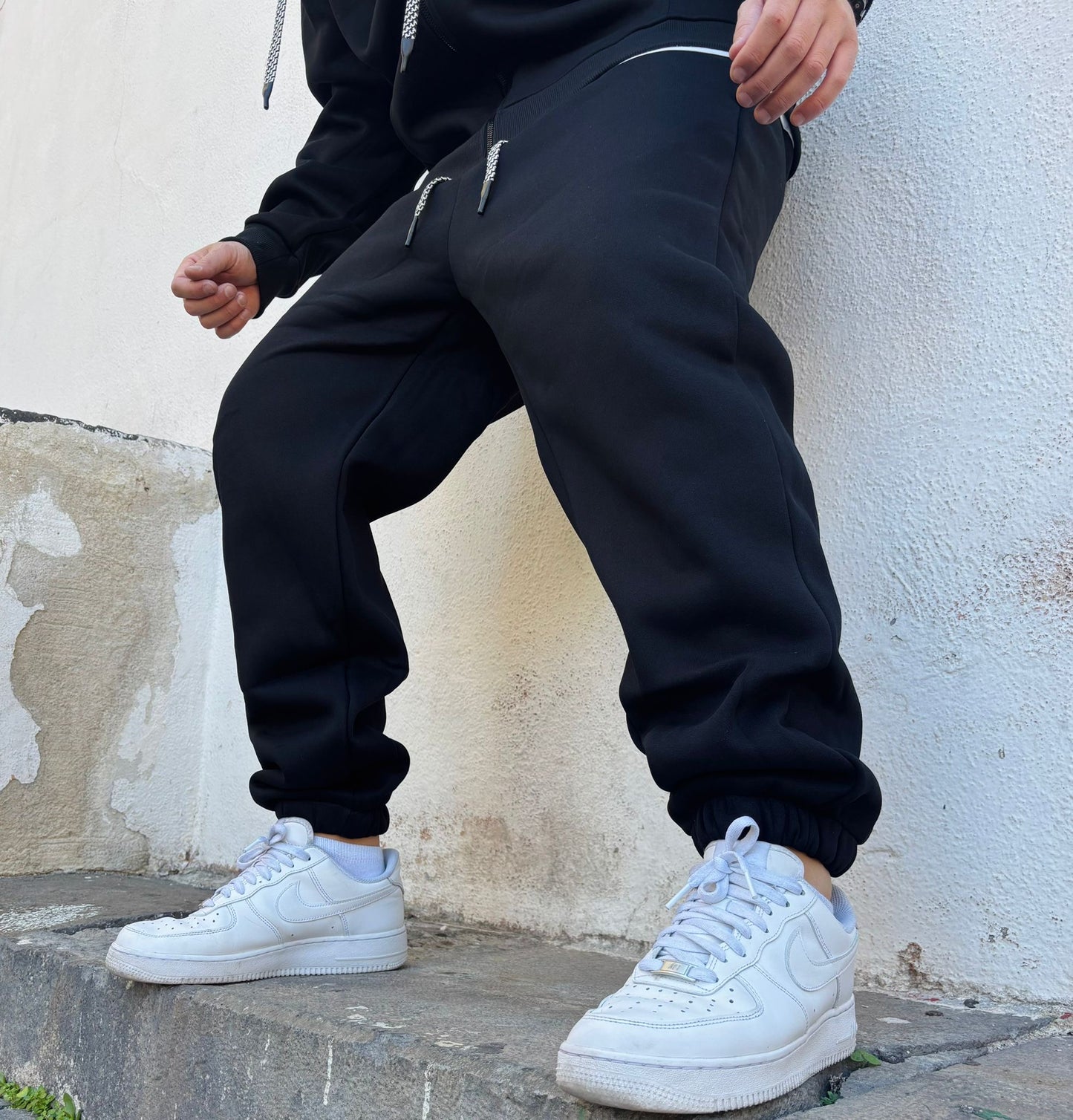 Tuta con zip black