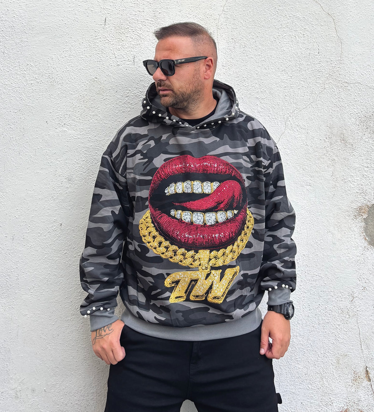 Felpa bocca Militare