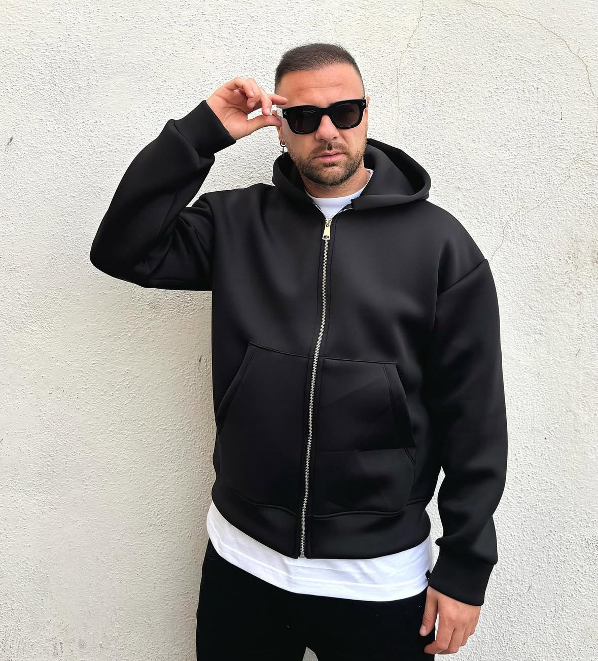 Felpa scuba black