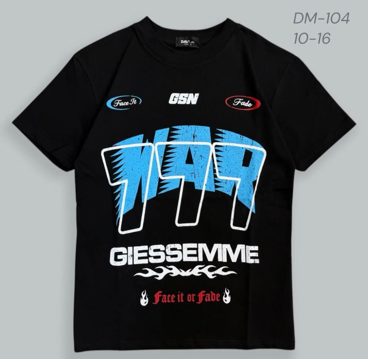 T-shirt WAR bambino