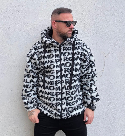 Giubbino Flanella Oversize