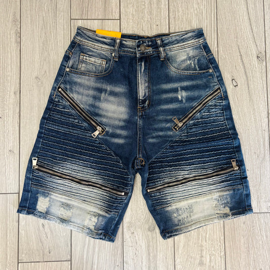Bermuda zip Blue