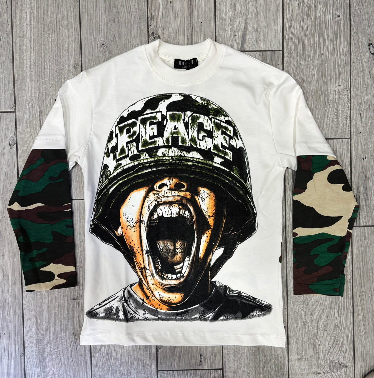 T-shirt Peace Militare
