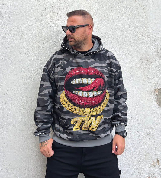 Felpa bocca Militare