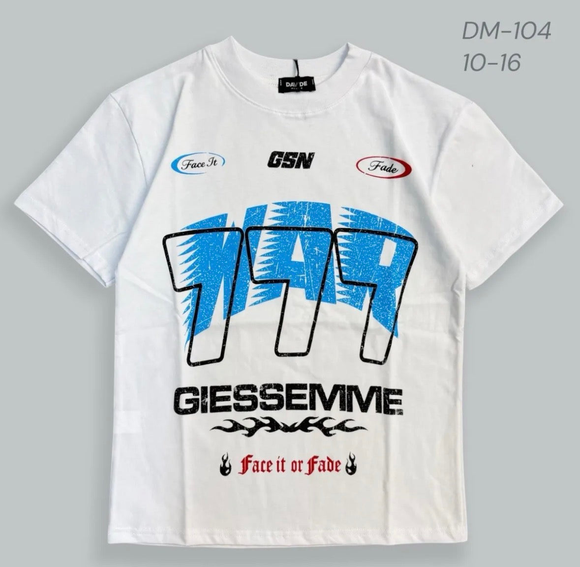 T-shirt WAR bambino
