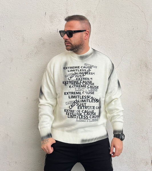 Maglione Scritte