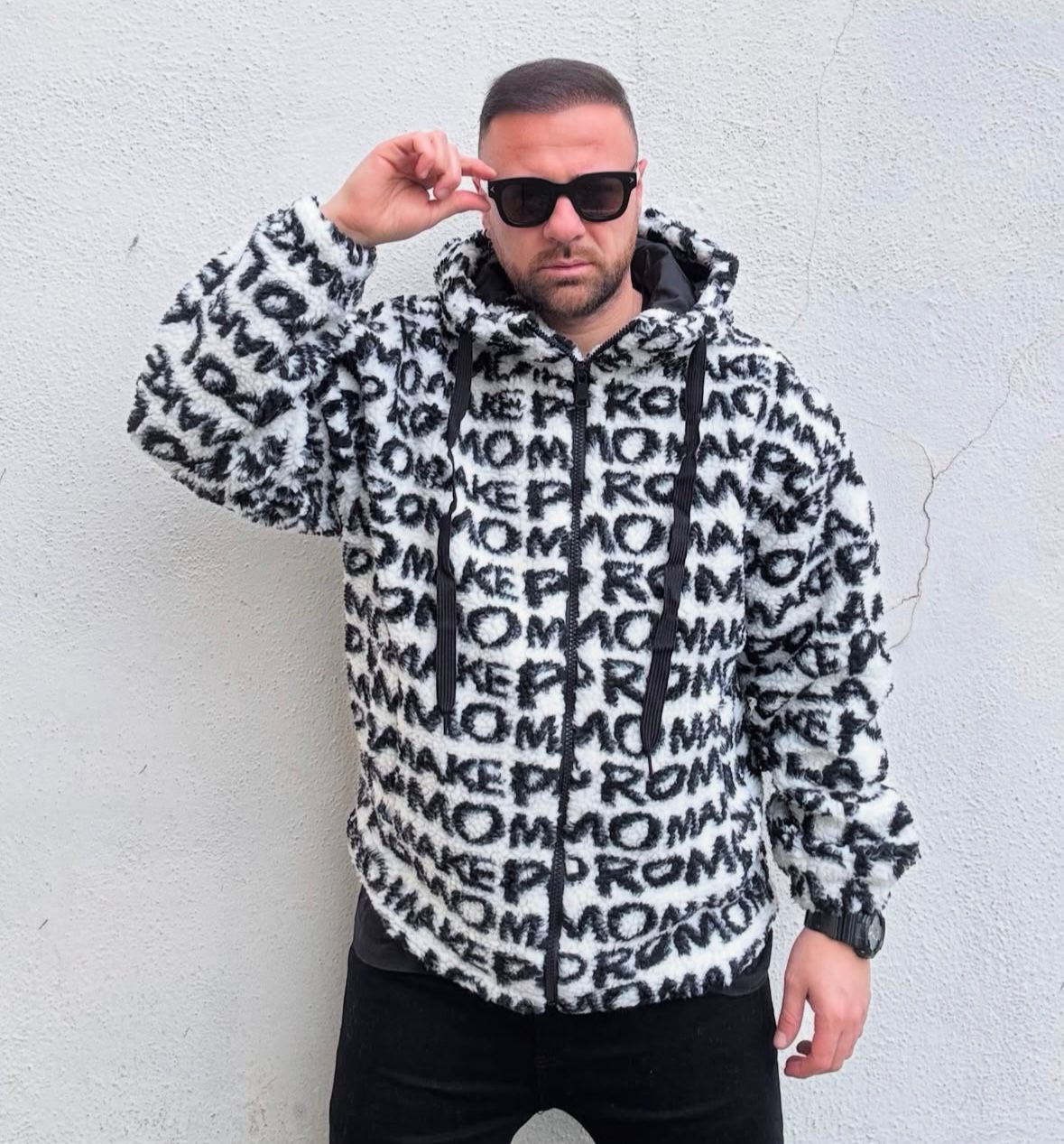 Giubbino Flanella Oversize